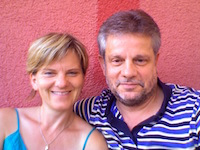 Jochen Mller und seine Mitarbeiterin Renate Enslin